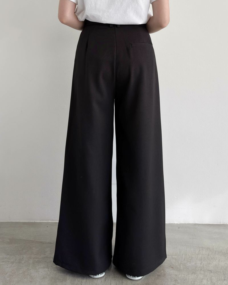 充実の品 タック入りベーシックワイドパンツ | anchic(アンシック) パンツ