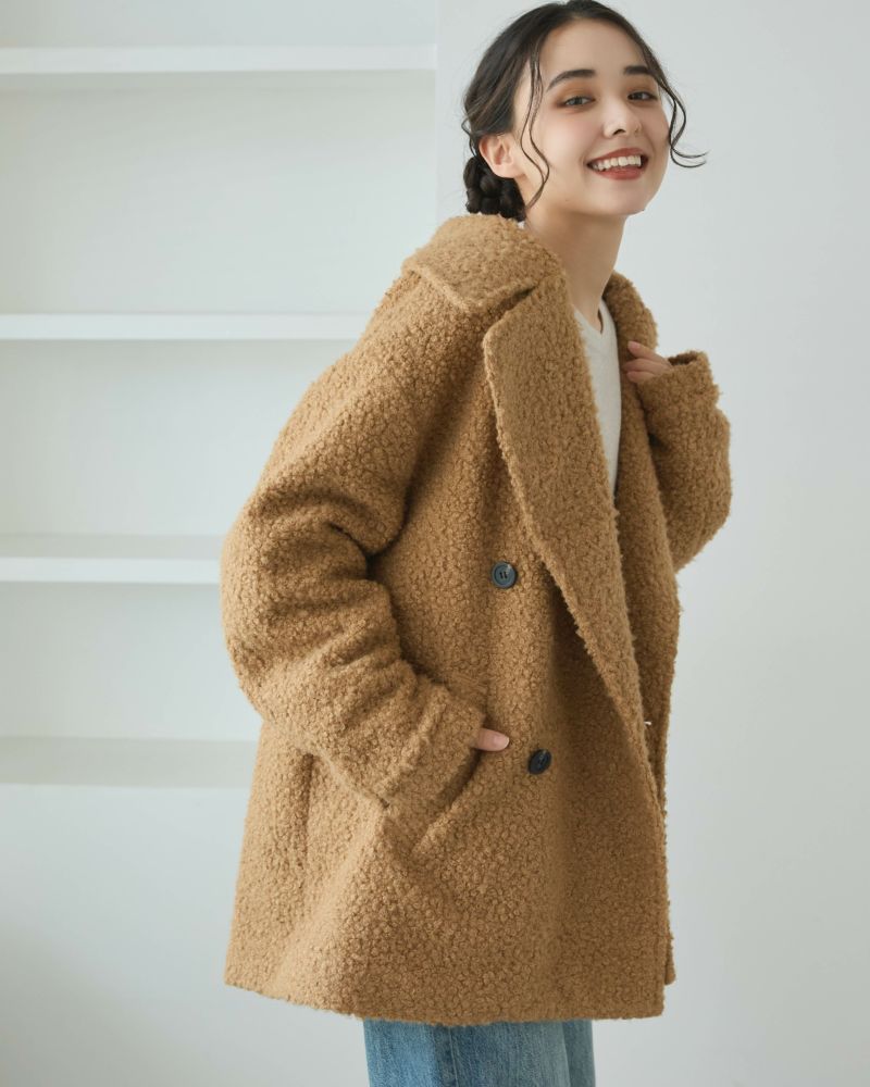 【希少】Willis& グレンフェル　Wネーム　ボアコート　USA製 ボアコート | anchic(アンシック)