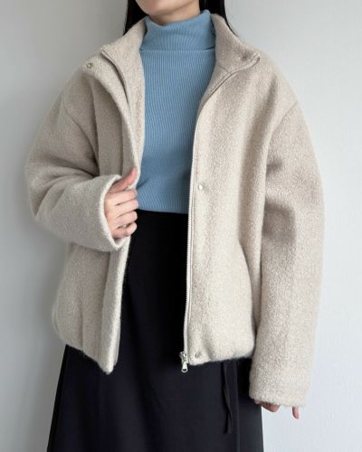⭐︎新品未使用⭐︎an chic スタンドカラーボアブルゾン スタンドカラーボアブルゾン | anchic(アンシック)