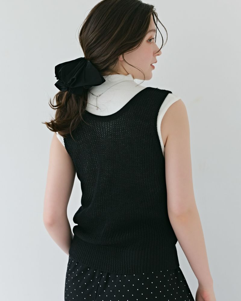 <極美品>インゲボルグ 透かし編みサマーニット アンサンブル モチーフ 極美品>インゲボルグ 透かし編みサマーニット アンサンブル