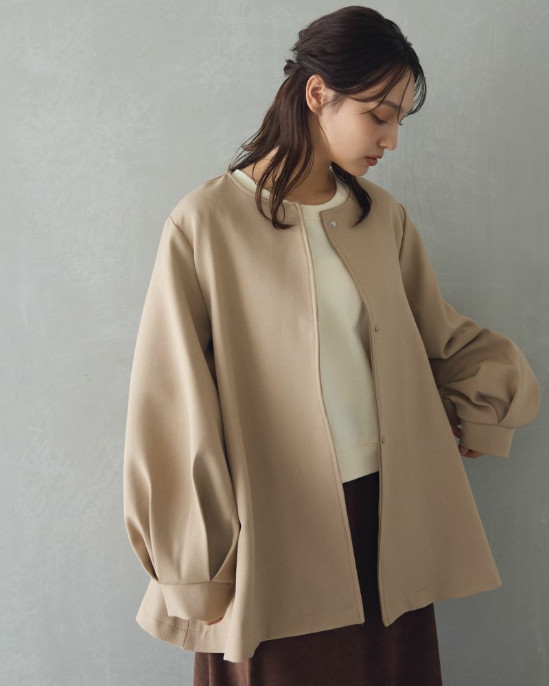 ♡様専用 pium ビジューカラードーリーフレアコート pium ビジュー