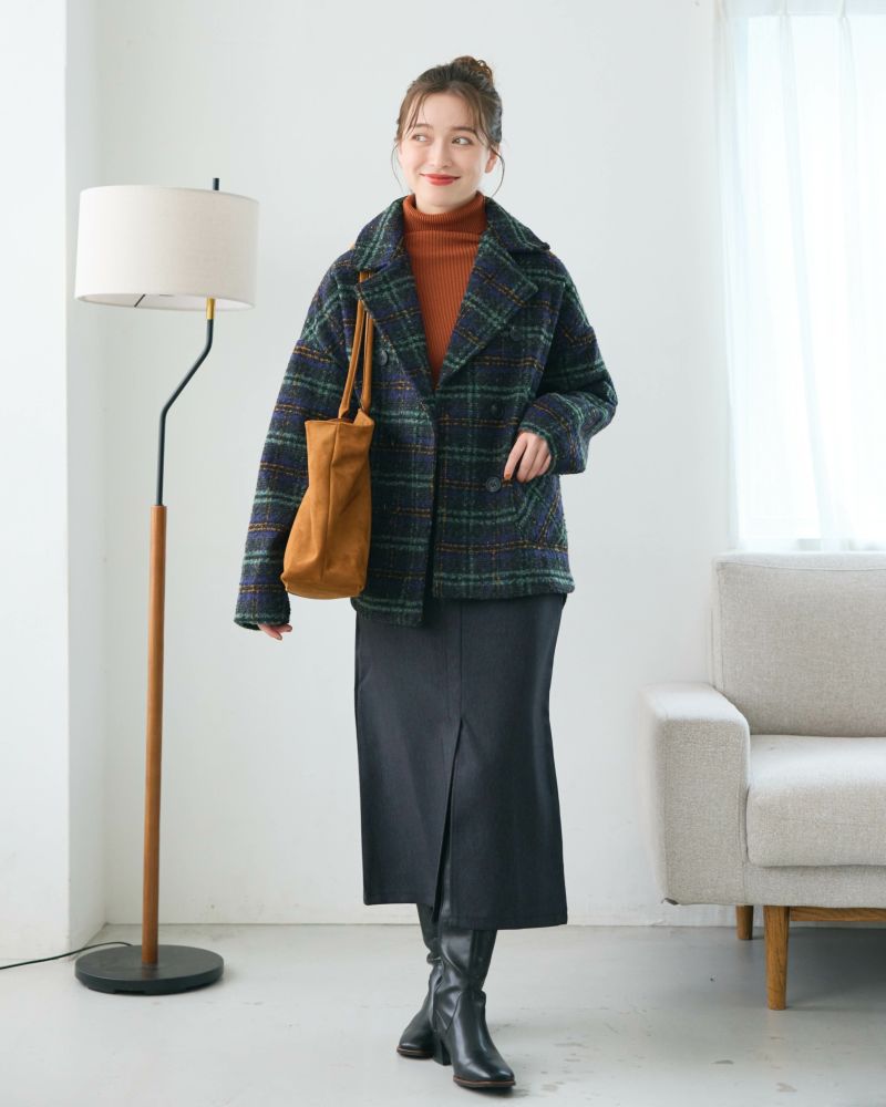 マドラスチェックジャケットコート | anchic(アンシック)